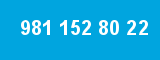 981 152 80 22 981 152 80 22
